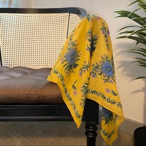 Madewell Yellow Floral Bandana